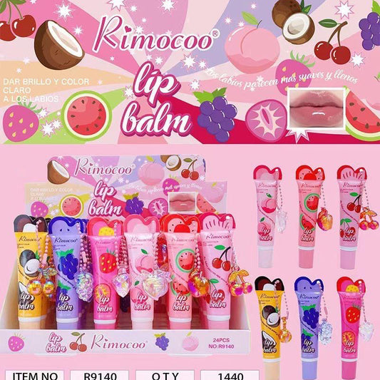 RIMOCOO FRUIT LIP BALMS 24PCS DISPLAY