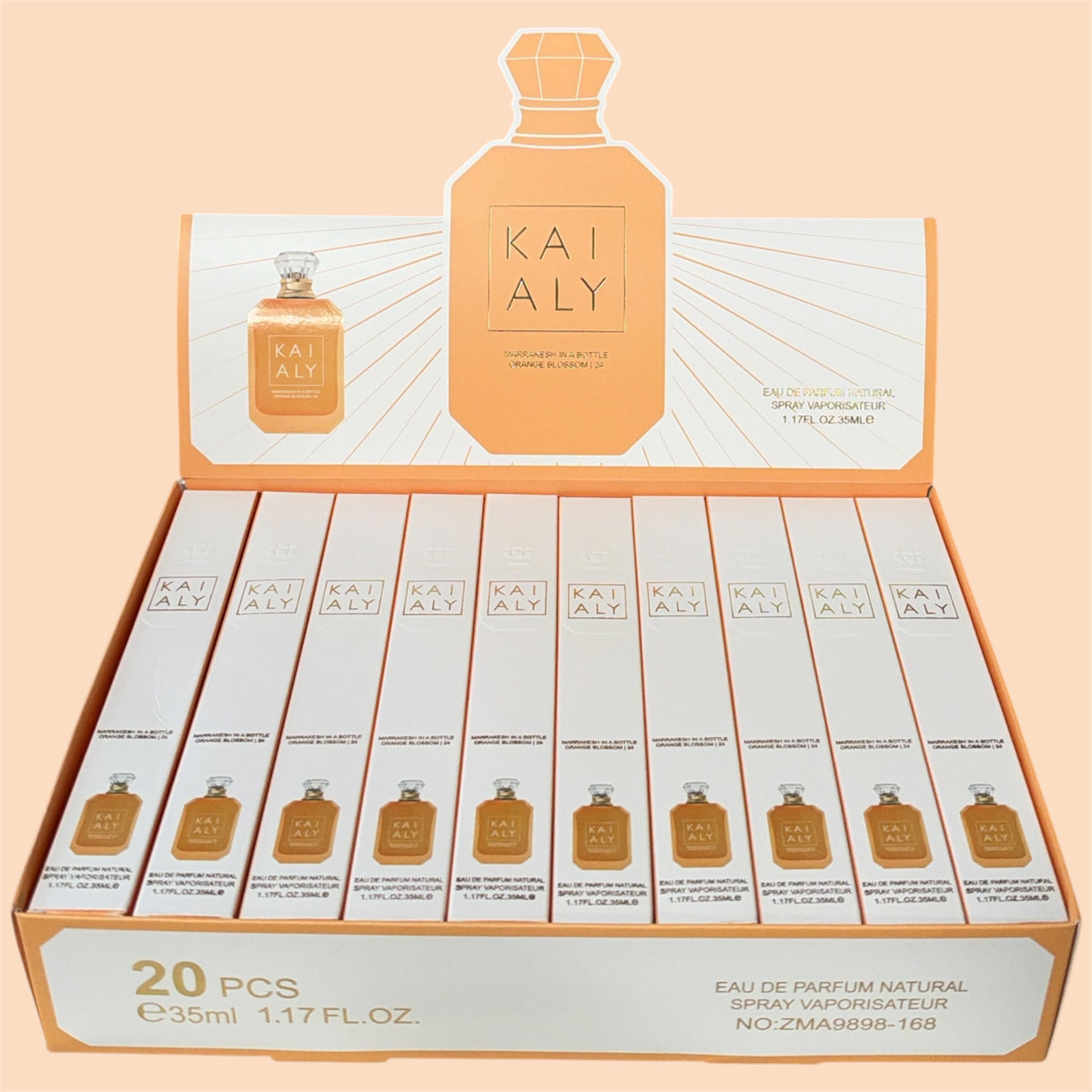 KAIALY MARRAKESH IN A BOTTLE ORANGE BLOSSOM | 24 TRAVEL SIZE PERFUME 20 PCS 1.17FL OZ/35ML ZMA9898-168