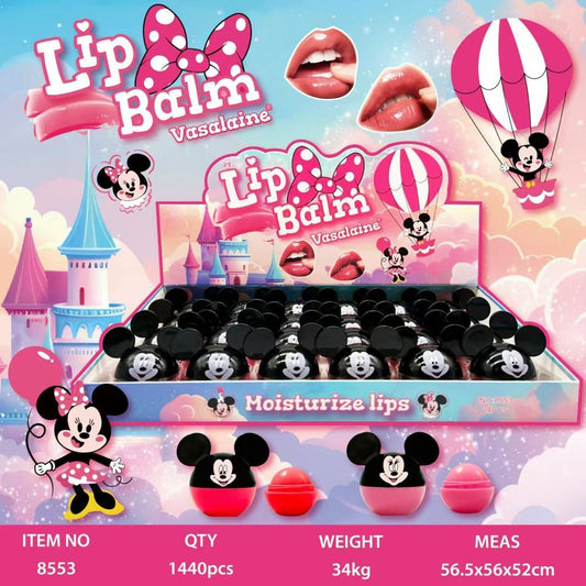 LIP BALM VASELINE MOISTURIZE LIPS 24 PCS DISPLAY NO.8553-1