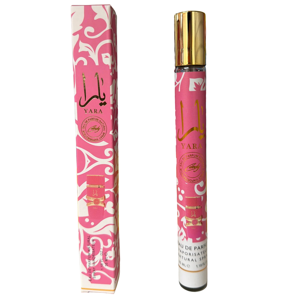 PINK TRAVEL SIZE PERFUME 24 PCS DISPLAY B100-113