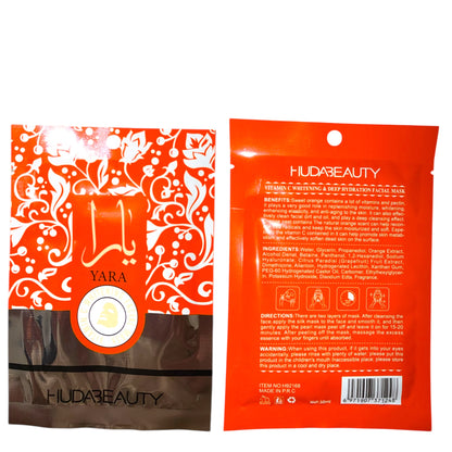 ORANGE VITAMIN C WHITENING FACIAL MASK 10PCS