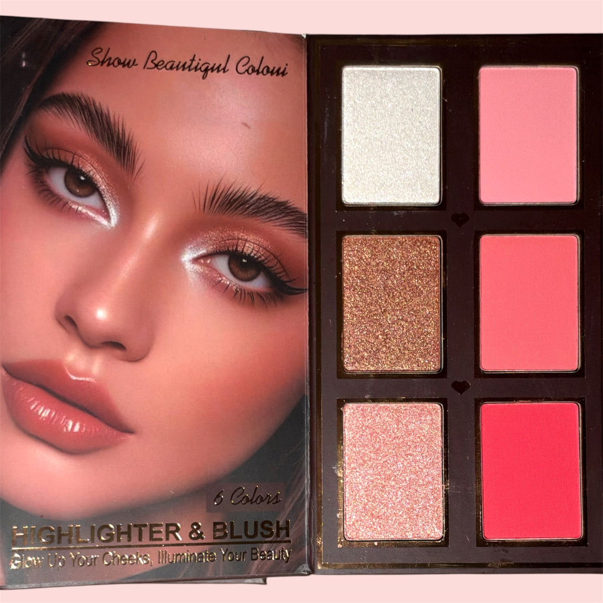 YILEYB ARTISTIC MAKEUP KIT EYESHADOW+HIGHLIGHTER+BLUSH+CONTOUR+POWDER+EYEBROW YL-229