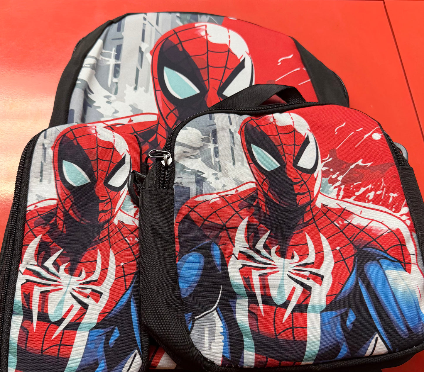 SPIDER-MAN BACKPACK, LUNCH BAG, & MINI BAG 1 PC