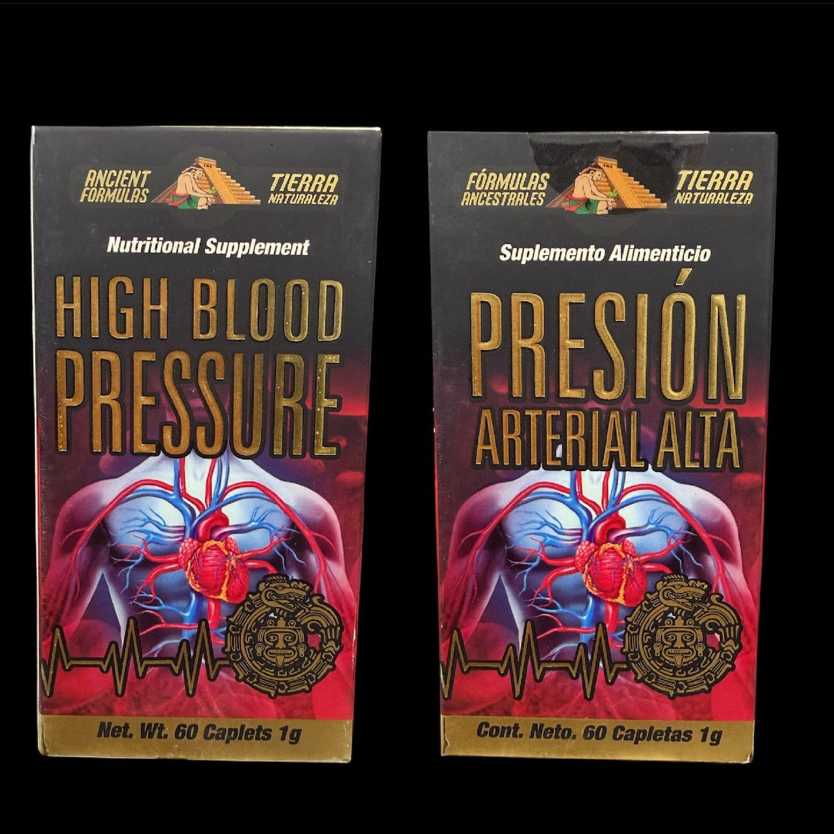 ANCIENT FORMULAS NUTRITIONAL SUPPLEMENT HIGH BLOOD PRESSURE 60 CAPLETS