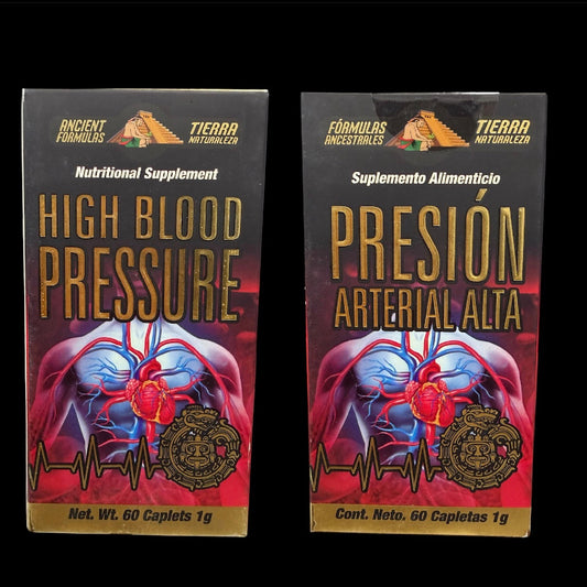 ANCIENT FORMULAS NUTRITIONAL SUPPLEMENT HIGH BLOOD PRESSURE 60 CAPLETS