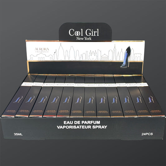 COOL GIRL TRAVEL SIZE PERFUME 24 PCS 1.18FL OZ/35ML H101-001