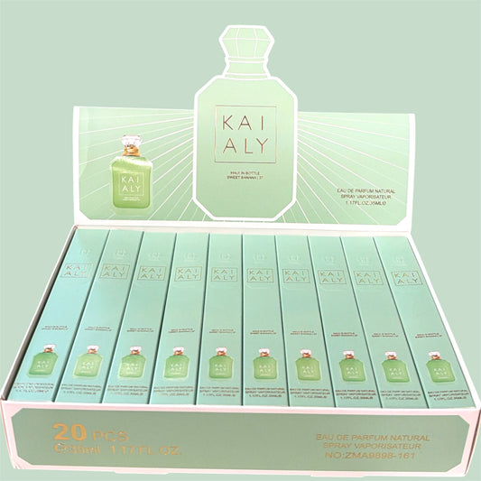 KAIALY MAUI BOTTLE SWEET BANANA | 37 TRAVEL SIZE PERFUME 20 PCS 1.17FL OZ/35ML ZMA9898-161