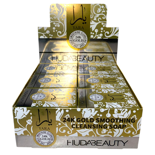 GOLD 24K GOLD SMOOTHING CLEANSING SOAP 12PCS