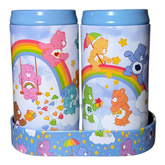 CARE BEARS SALT & PEPPER SET WITH HOLDER