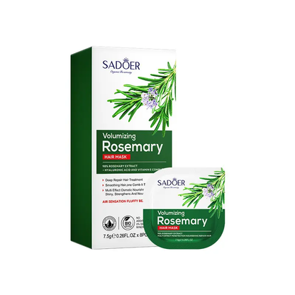 SADOER VOLUMIZING ROSEMARY HAIR MASK 8 PACK