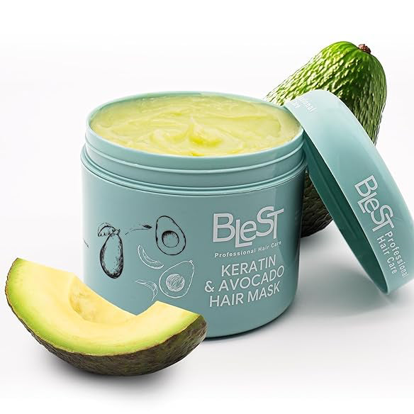 BLEST KERATIN & AVOCADO HAIR MASK 2 PCS