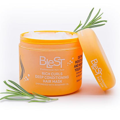 BLEST RICH CURLS DEEP CONDITIONING HAIR MASK 2 PCS