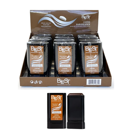BLEST COFFEE HAIR DYE STICK COVER GRAY HAIR 3PCS