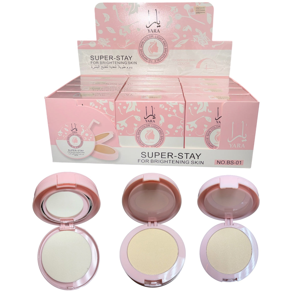 PINK SUPER-STAY FOR BRIGHTENING SKIN 12PCS DISPLAY