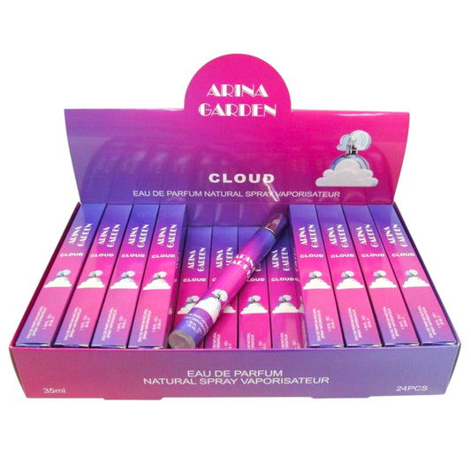 CLOUD PURPLE TRAVEL SIZE PERFUME 24 PCS DISPLAY
