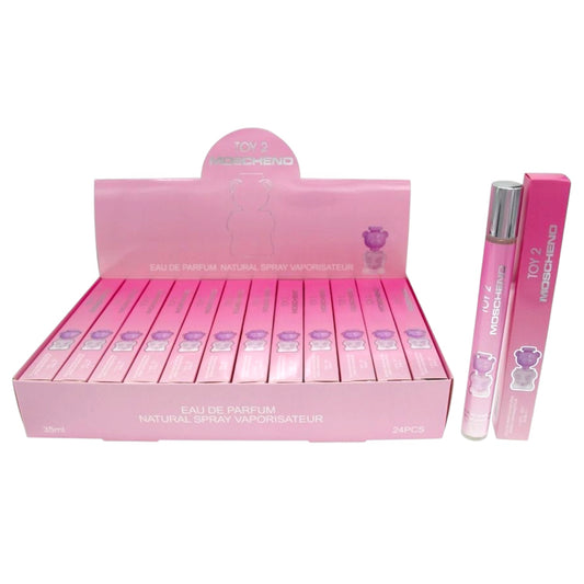 PINK BEAR TRAVEL SIZE PERFUME 24 PCS DISPLAY