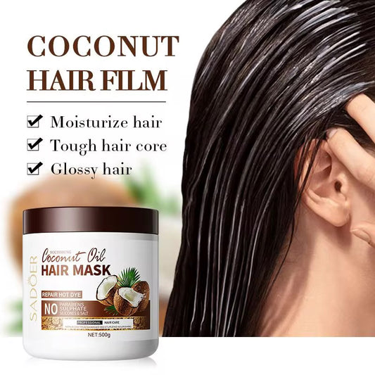 SADOER COCONUT OIL HAIR MASK 2PCS