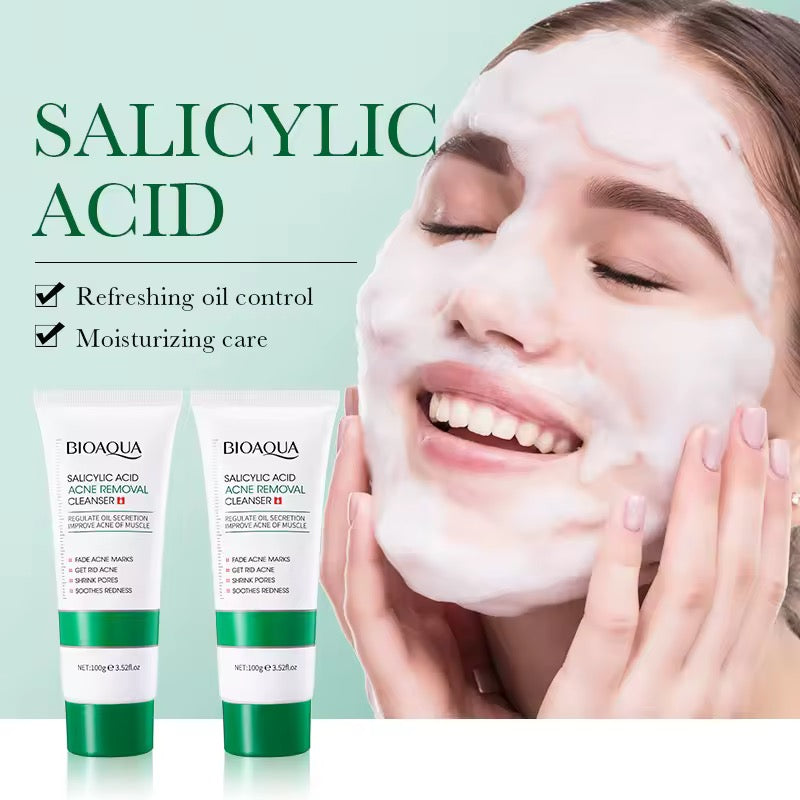 BIOAQUA SALICYLIC ACID ACNE REMOVAL CLEANSER 3 PCS