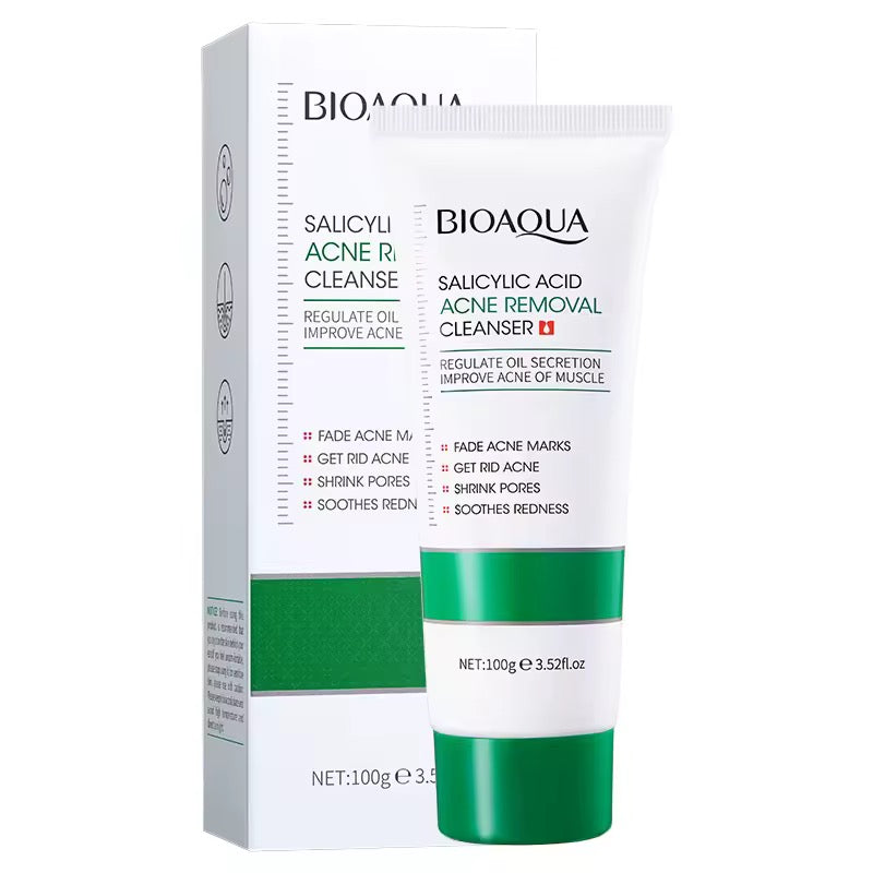 BIOAQUA SALICYLIC ACID ACNE REMOVAL CLEANSER 3 PCS