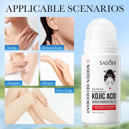SADOER KOJIC ACID WHITEN DEODORANT 3 PCS