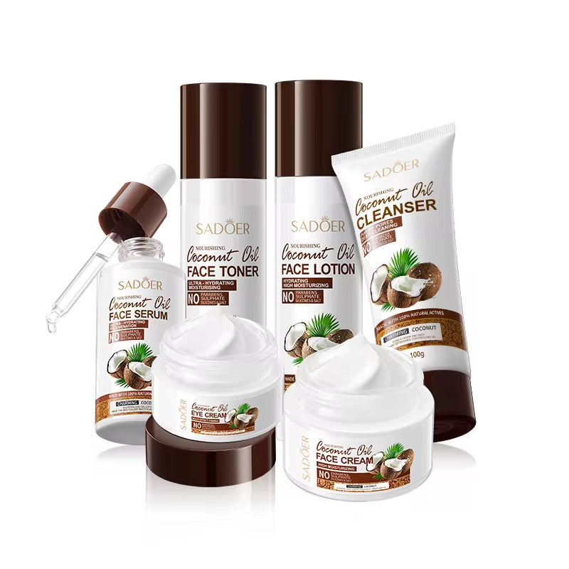 SADOER COCONUT OIL SIX PIECE SET
