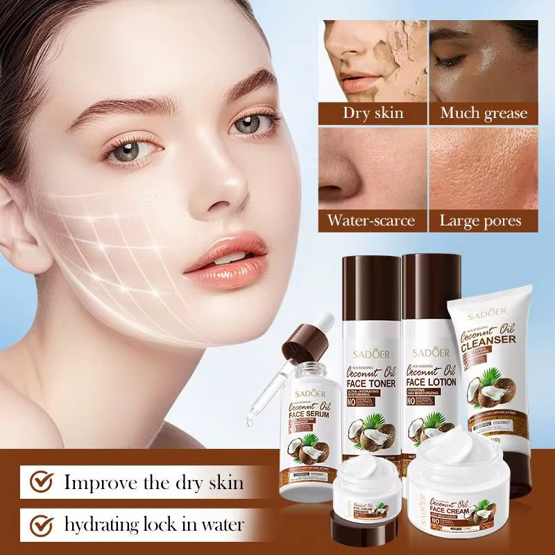 SADOER COCONUT OIL SIX PIECE SET