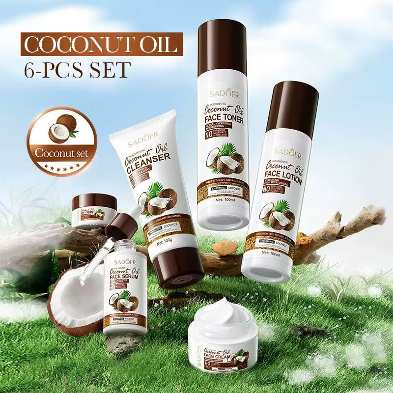 SADOER COCONUT OIL SIX PIECE SET