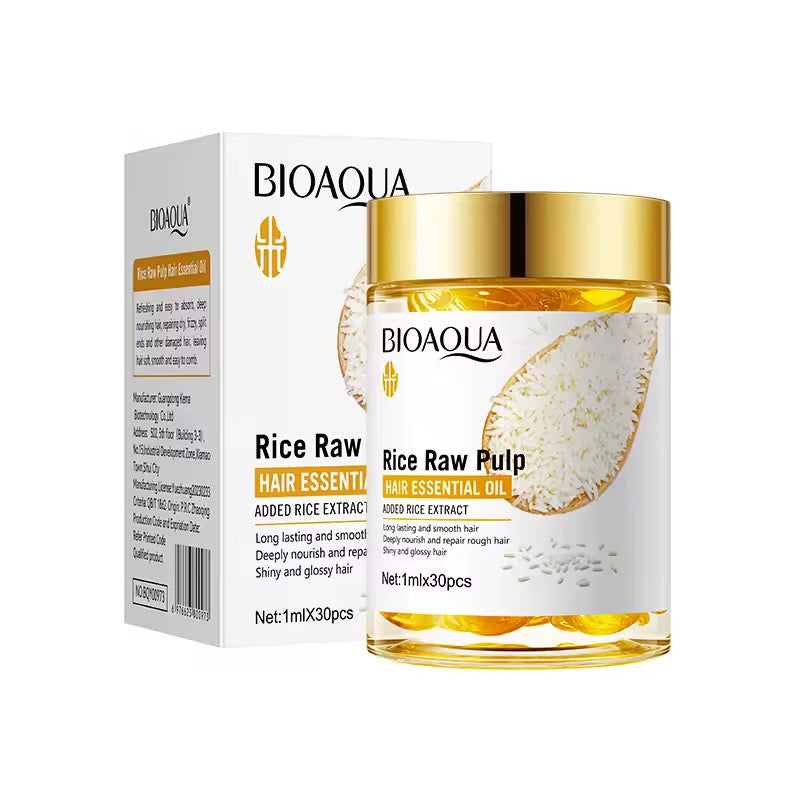 BIOAQUA RICE HAIR ESSENTIAL OIL 3 PCS
