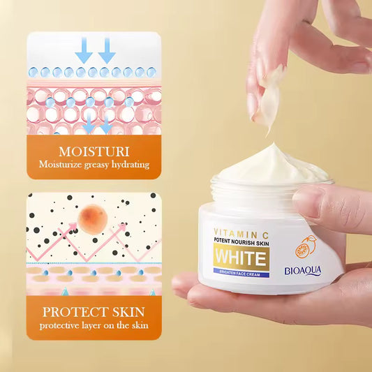 BIOAQUA VITAMIN C BRIGHTEN FACE CREAM 3 PCS