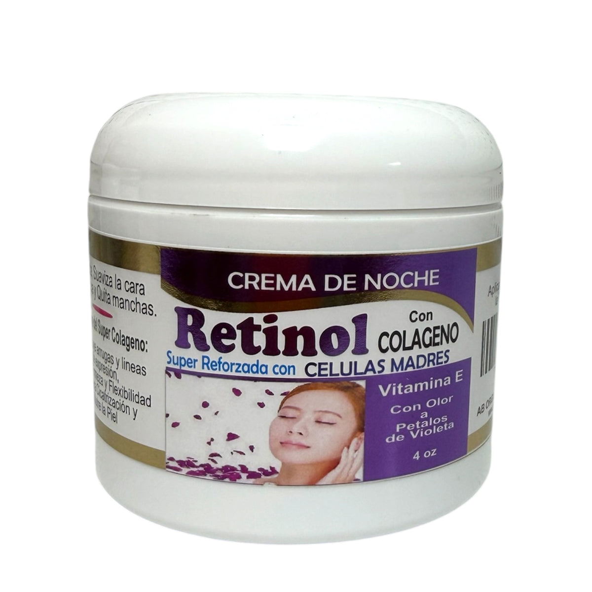 CREMA DE NOCHE RETINOL CON COLAGENO SUPER REFORZADA CON CELULAS MADRES 2PCS