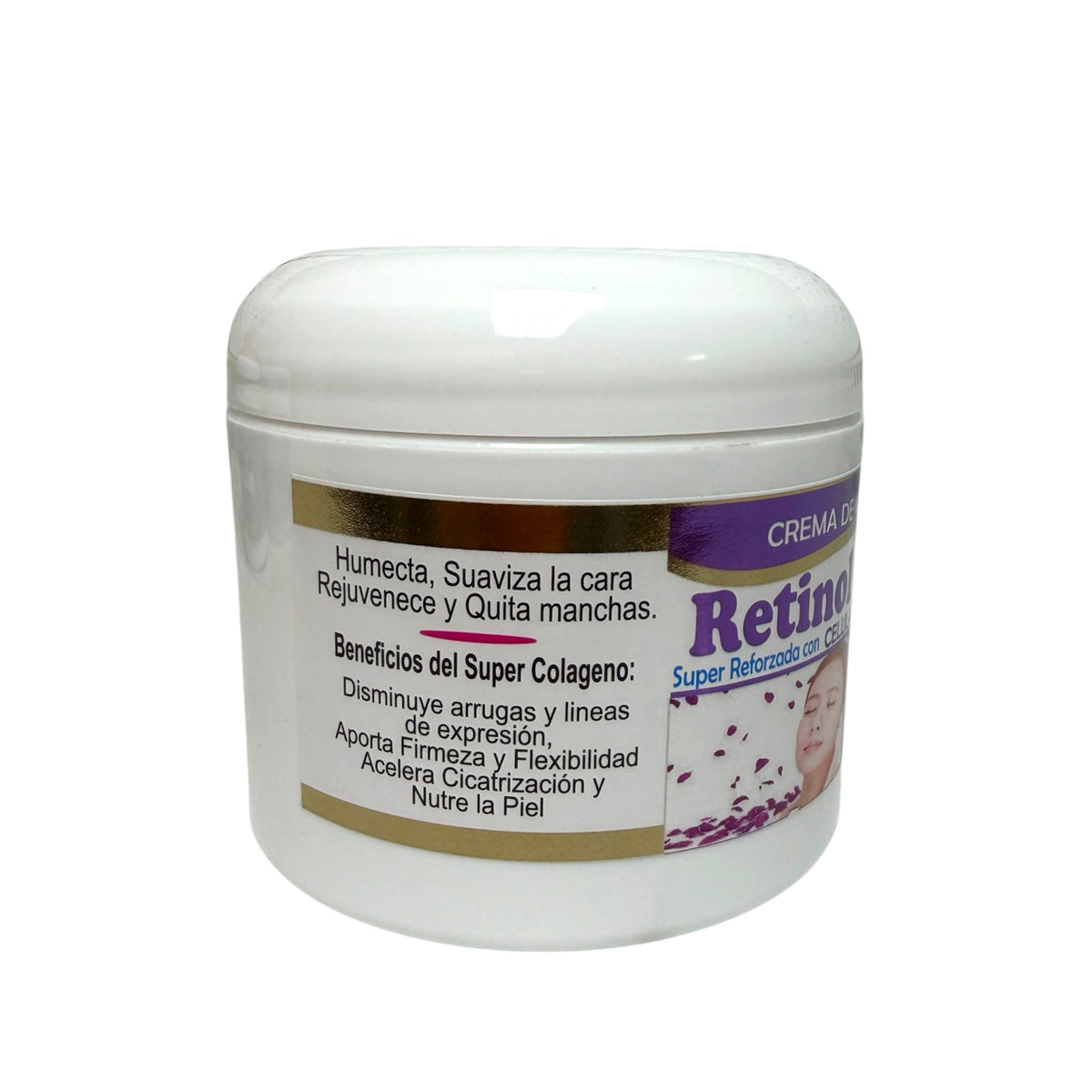 CREMA DE NOCHE RETINOL CON COLAGENO SUPER REFORZADA CON CELULAS MADRES 2PCS