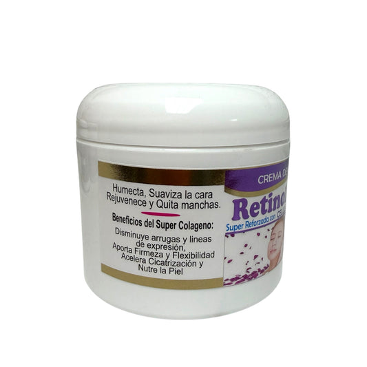 CREMA DE NOCHE RETINOL CON COLAGENO SUPER REFORZADA CON CELULAS MADRES 2PCS
