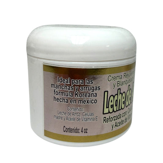 CREMA REJUVENECEDORA Y BLANQUEDORA DE LECHE DE ARROZ 2 PCS