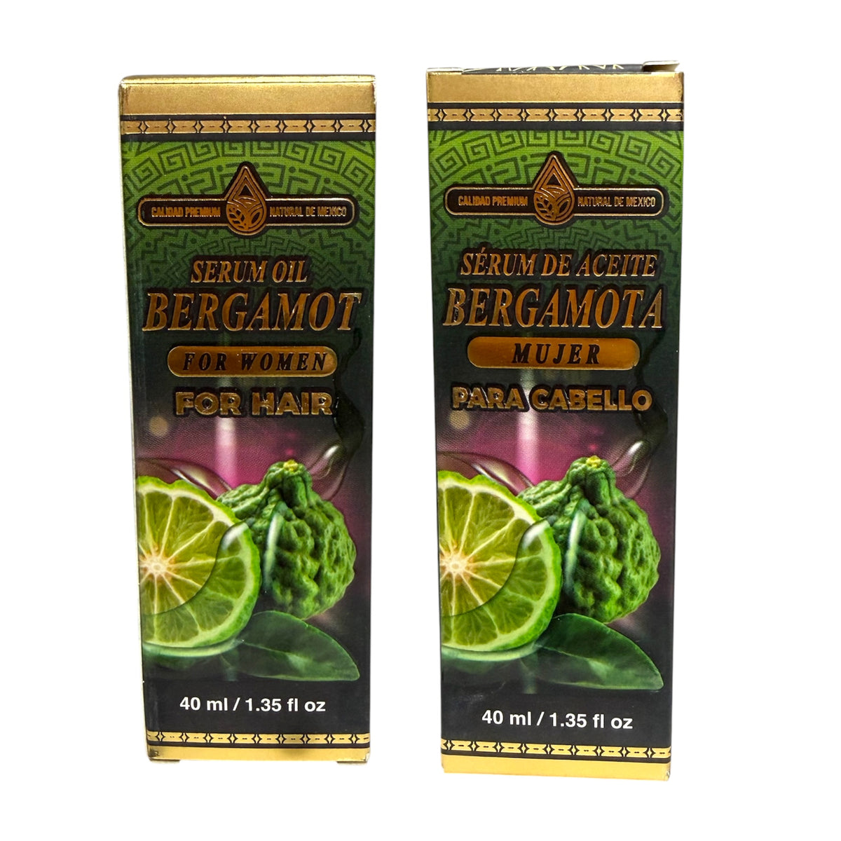 SERUM DE ACEITE BERGAMOTA MUJER PARA CABELLO 2 PCS