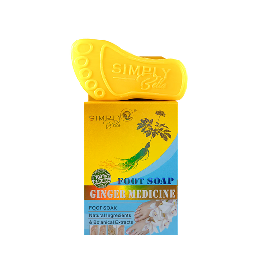 SIMPLY BELLA FOOT SOAP GINGER MEDICINE 12PCS