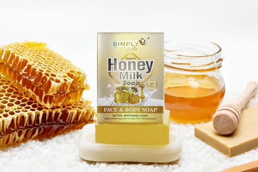SIMPLY BELLA ORGANIC HONEY MILK SOAP 12PCS