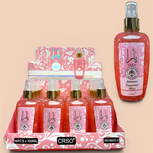 CRSO SHIMMER FRAGRANCE MIST 16 PCS DISPLAY NO.8625-2