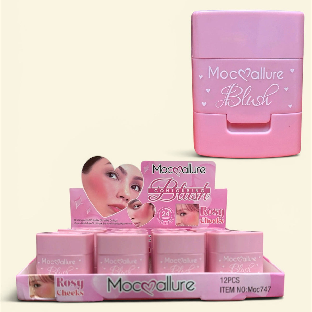 MOC❤️ALLURE CONTOURING BLUSH 12 PCS DISPLAY