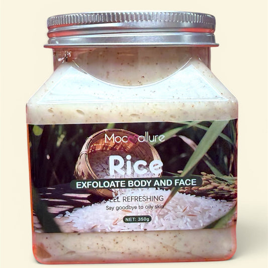 MOC❤️ALLURE RICE EXFOLIATE BODY AND FACE 2 PCS