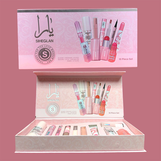 SIHEGLAN LOVE LIP MAKEUP SET 10 PCS DISPLAY NO.T027