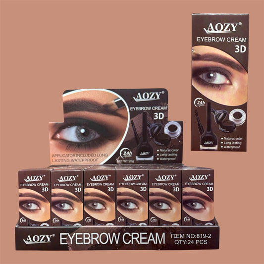 AOZY EYEBROW CREAM 24 PCS DISPLAY NO.819-2