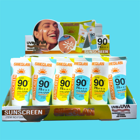 SIHEGLAN MOISTURIZING SUNSCREEN 24 PCS DISPLAY NO.F3563