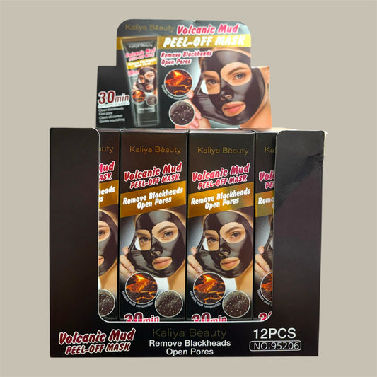 KALIYA BEAUTY VOLCANIC MUD FACE MASK 12 PCS DISPLAY NO.95206
