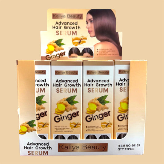 KALIYA BEAUTY GINGER HAIR GROWTH SERUM 12 PCS DISPLAY
