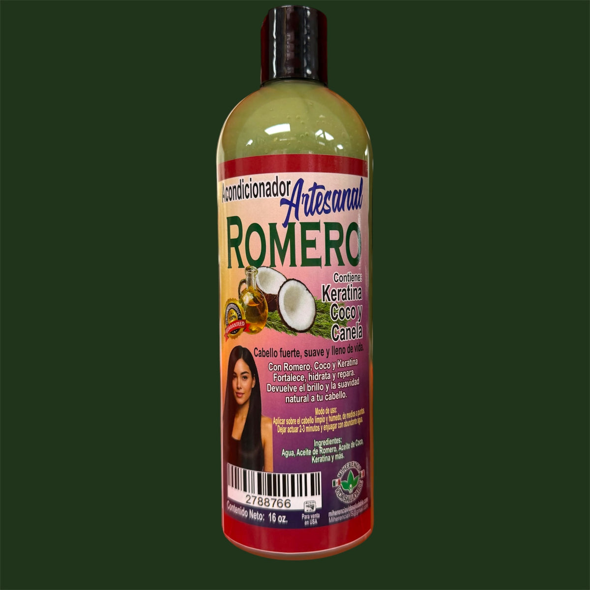 ACCONDICIONADOR ARTESANAL ROMERO/ROSEMARY CONDITIONER 2 PCS