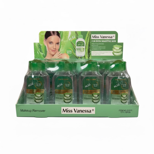 MISS VANESSA HYALURONIC ACID ALOE MAKEUP REMOVER 12 PCS DISPLAY NO.G3111