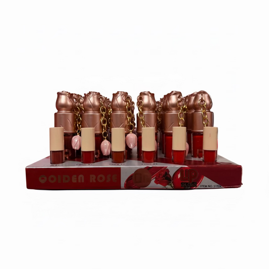 QOIDEN ROSE LIP GLOSS 24 PCS DISPLAY 5179A