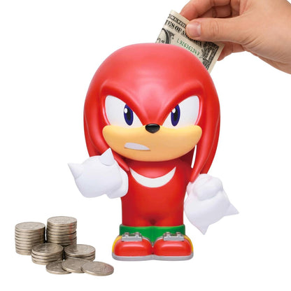 SONIC THE HEDGEHOG - KNUCKLES PVC FIGURAL MONEY BANK
