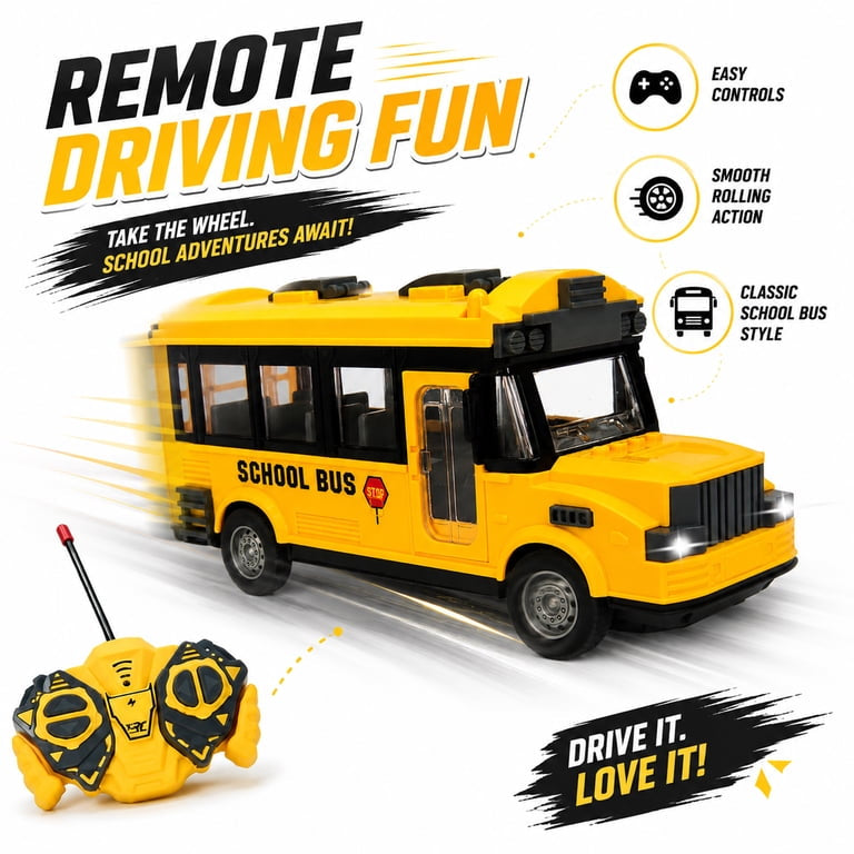 CITY CAR SCHOOLBUS MODEL RC CAR