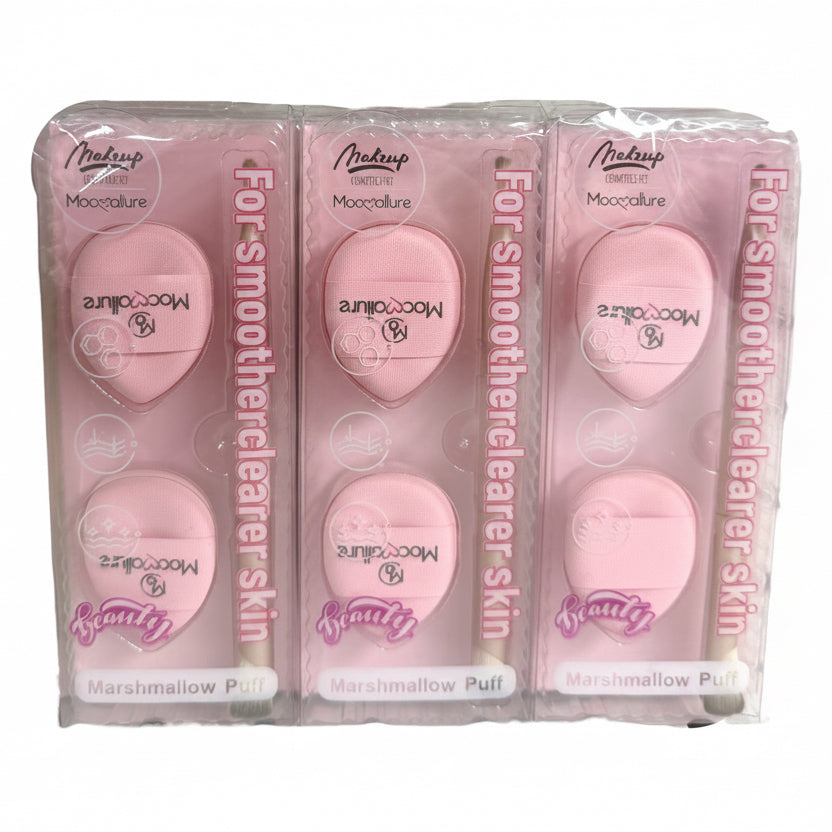 MOC❤️ALLURE MARSHMALLOW PUFF MAKEUP COSMETIC SET 12 PCS DISPLAY